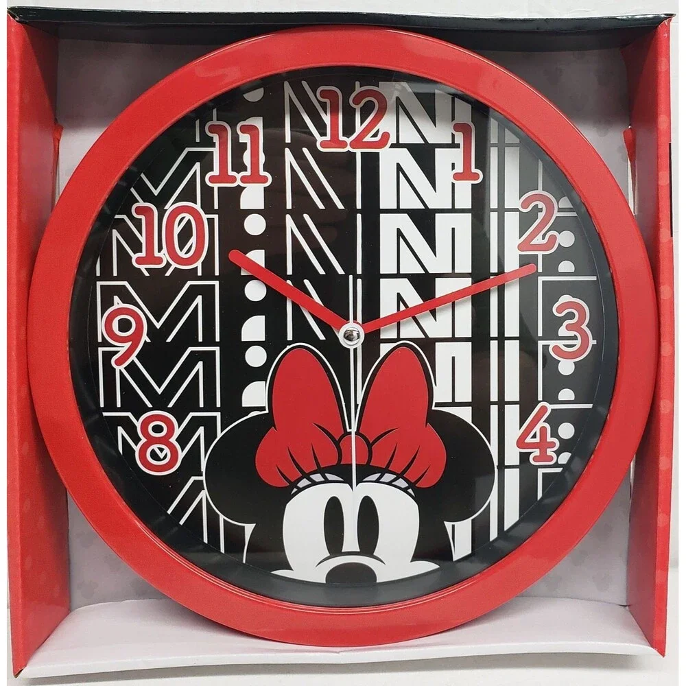 Round Plastic Decorative Wall Clock, 10